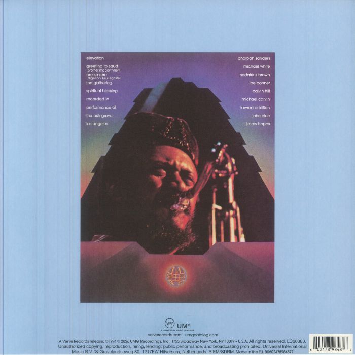 Pharoah Sanders – Elevation【近日入荷予定】