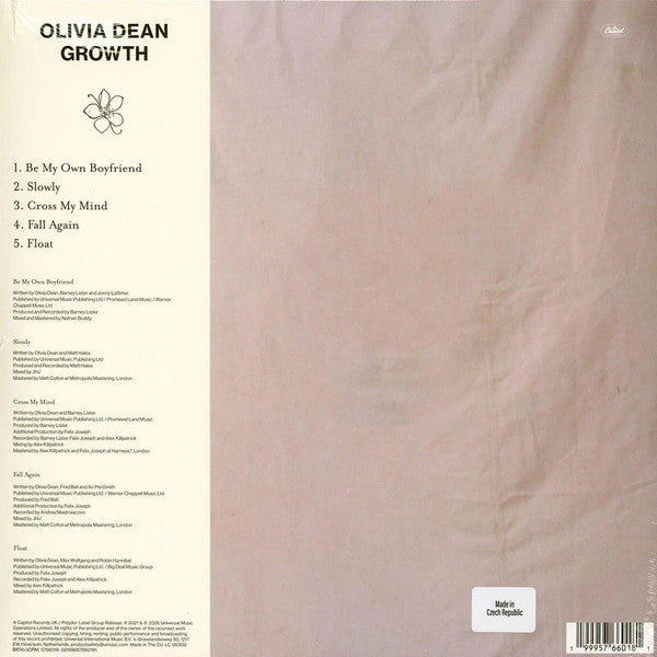Olivia Dean – Growth【近日入荷予定】
