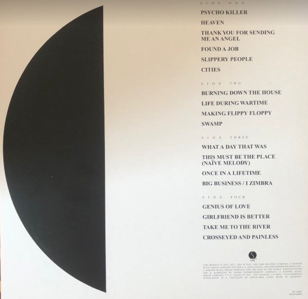 Talking Heads – Stop Making Sense (Music From A Film By Jonathan Demme And Talking Heads)