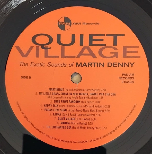 Martin Denny – Quiet Village: The Exotic Sounds Of Martin Denny【近日入荷予定】