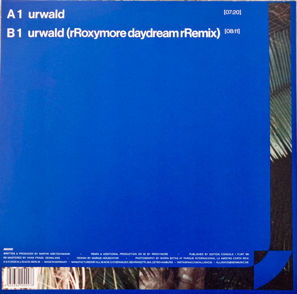 Acid Pauli – Urwald【近日入荷予定】