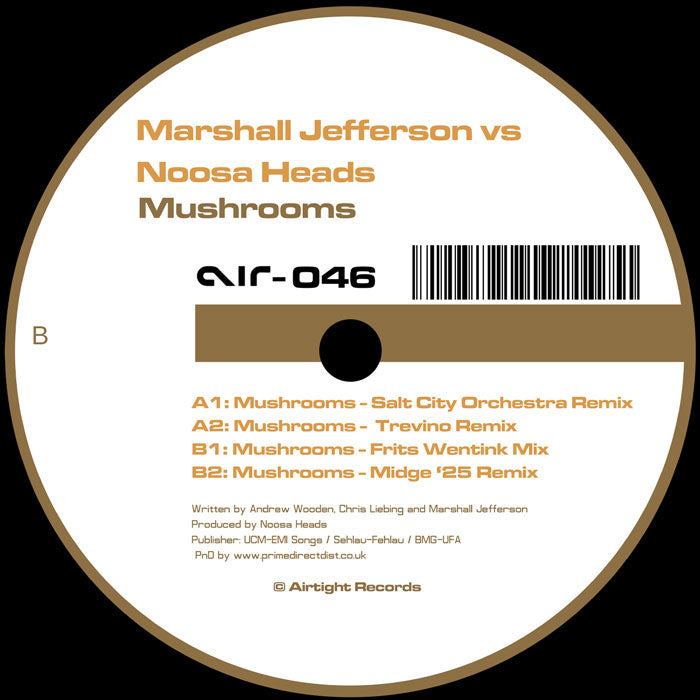 Marshall Jefferson Vs. Noosa Heads - Mushrooms