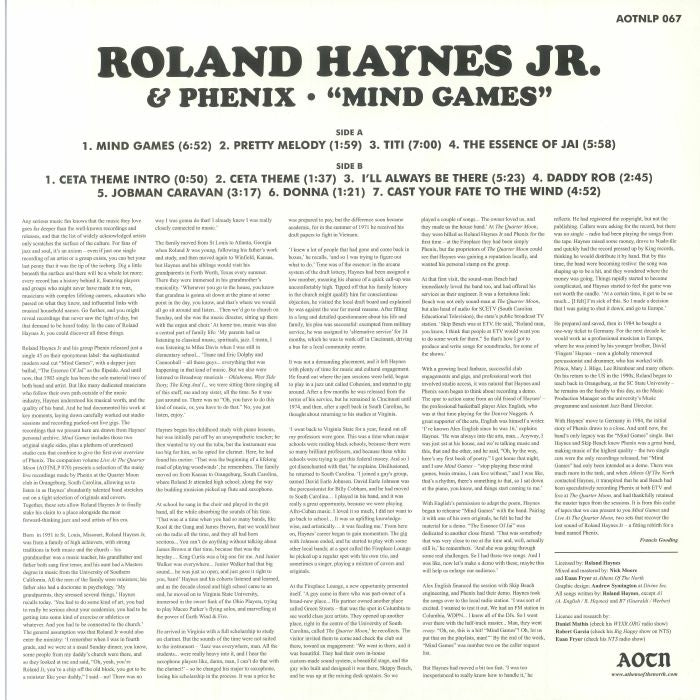 Roland Haynes Jr. & Phenix - Mind Games