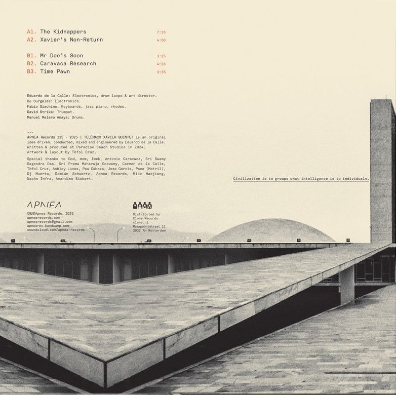 Telemaco Xavier Quintet – Time Pawn【近日入荷予定】