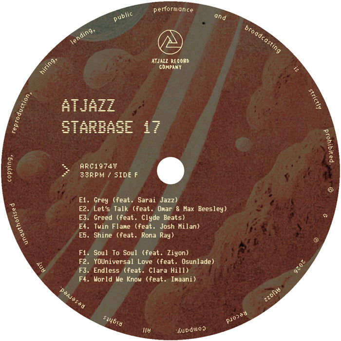 Atjazz - Starbase 17【近日入荷予定】