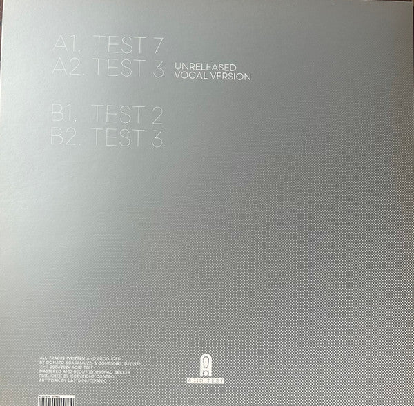 Donato Dozzy & Tin Man – Acid Test 09.1