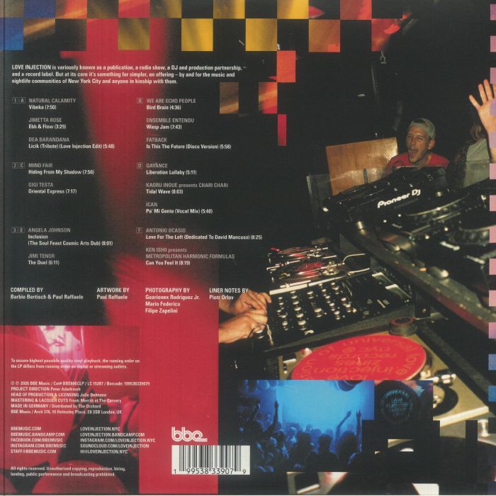 Various - Universal Love: 10 Years of Love Injection compiled by Barbie Bertisch & Paul Raffaele【近日入荷予定】