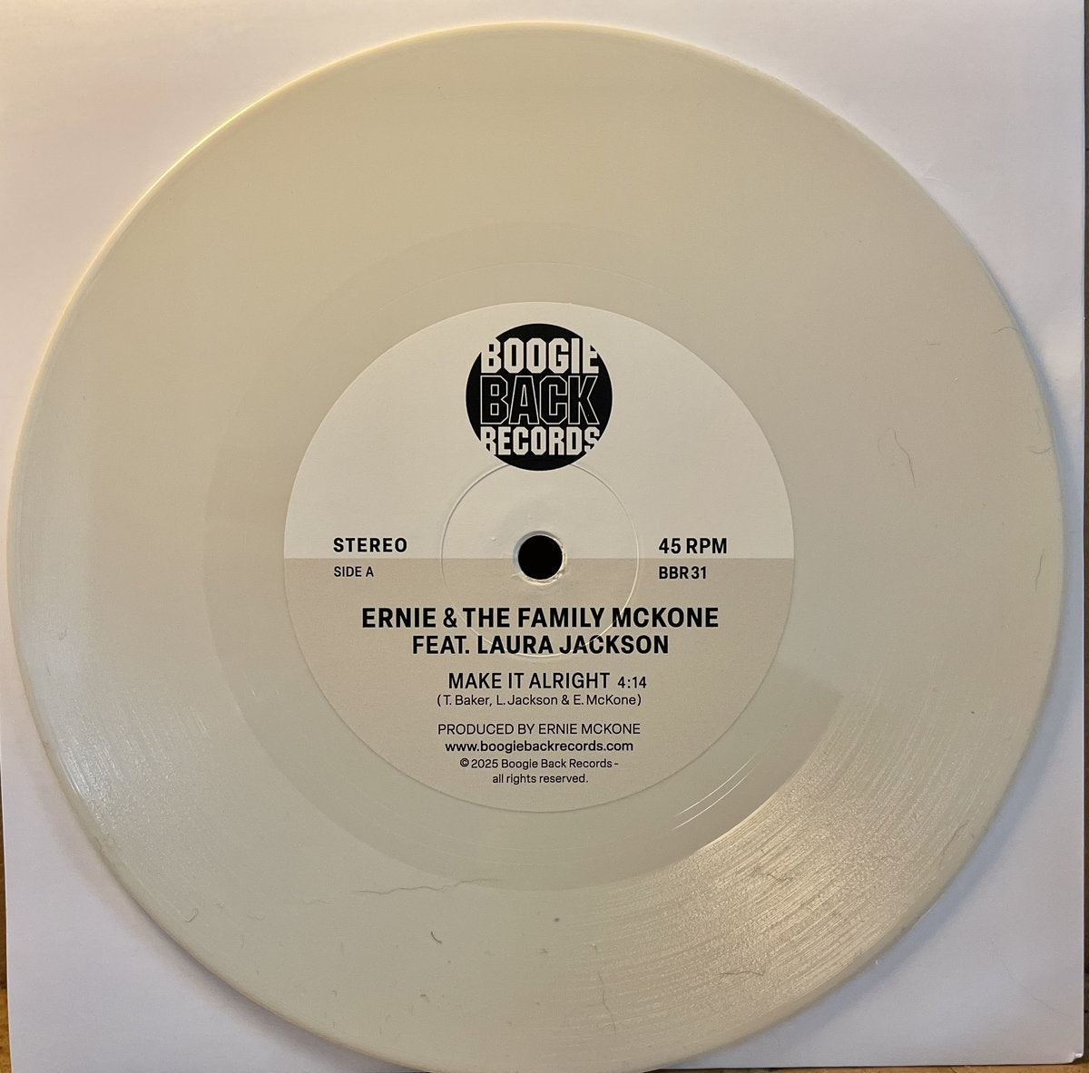 Ernie & The Family Mckone Feat. Laura Jackson - Make It Allright / Make A Move On Me