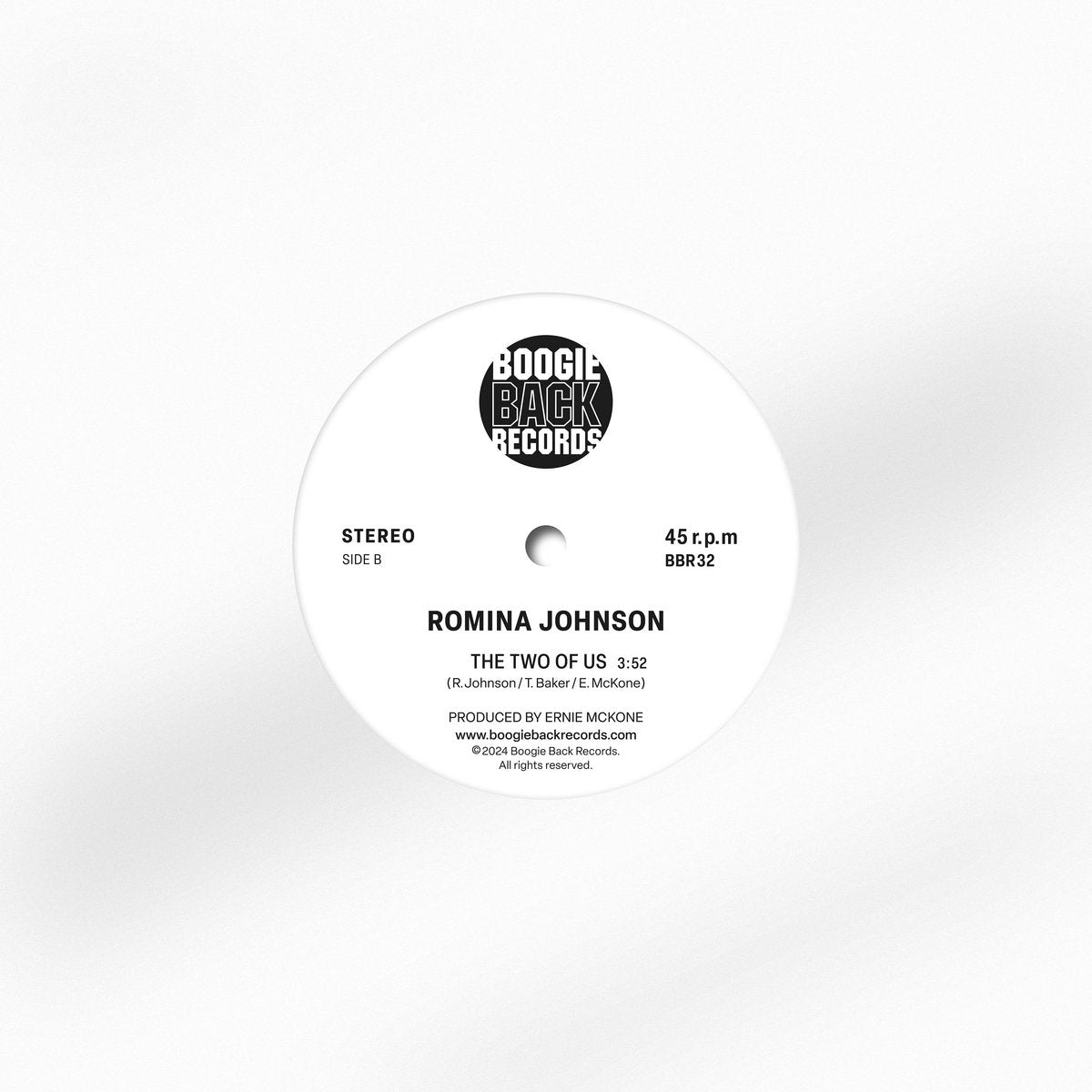 Romina Johnson - Never Too Late / The Two of Us【近日入荷予定】
