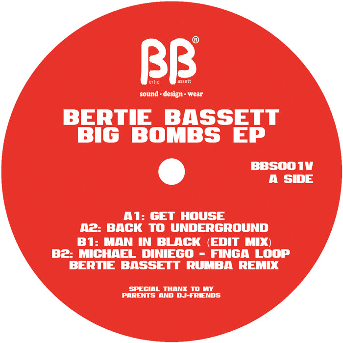 Bertie Bassett - Big Bombs EP【近日入荷予定】