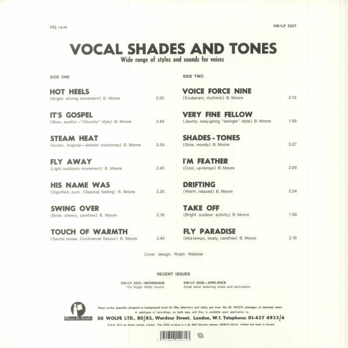 Barbara Moore – Vocal Shades And Tones