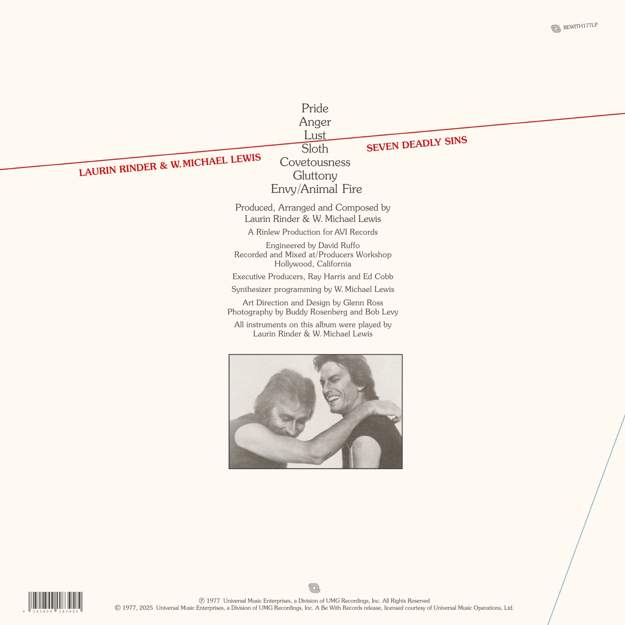 Laurin Rinder & W. Michael Lewis – Seven Deadly Sins