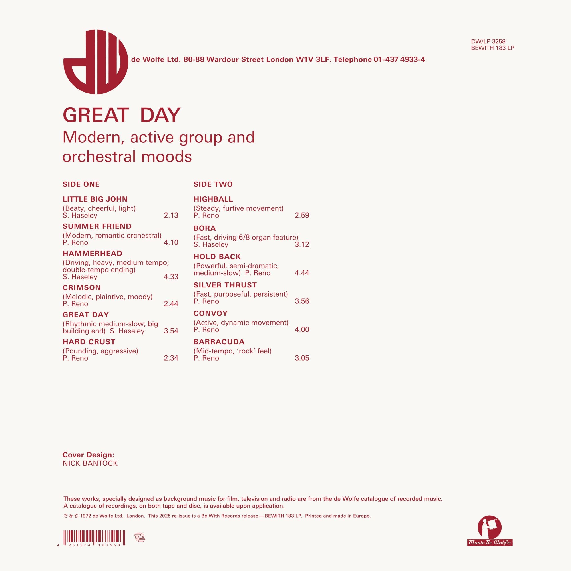 Simon Haseley / Peter Reno - Great Day