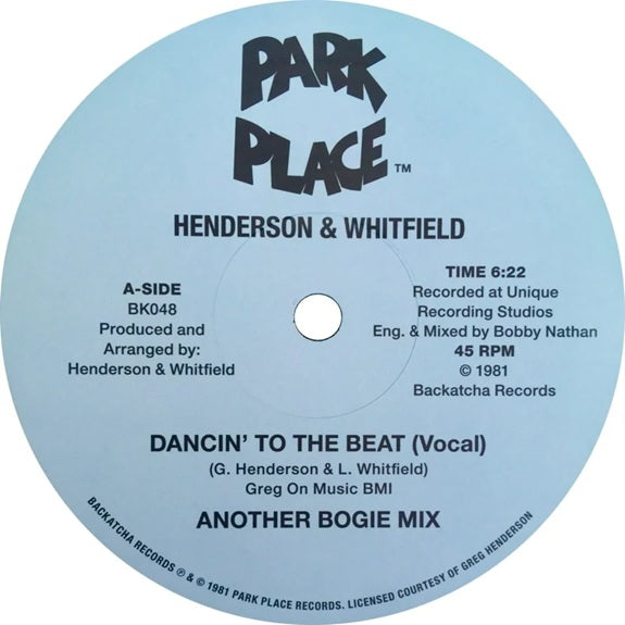 Henderson & Whitfield – Dancin’ To The Beat