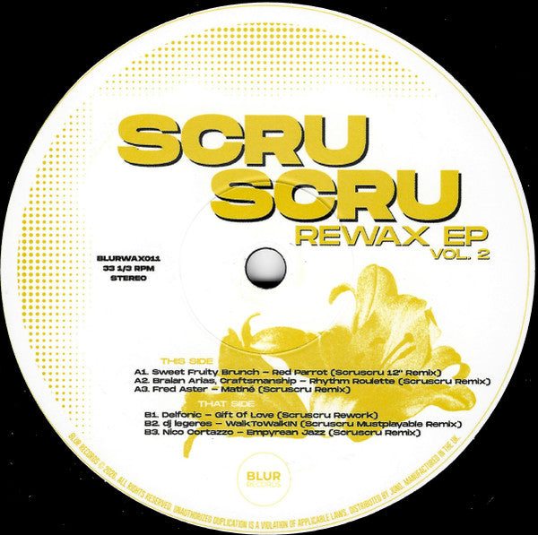 Scruscru – Rewax EP Vol. 2