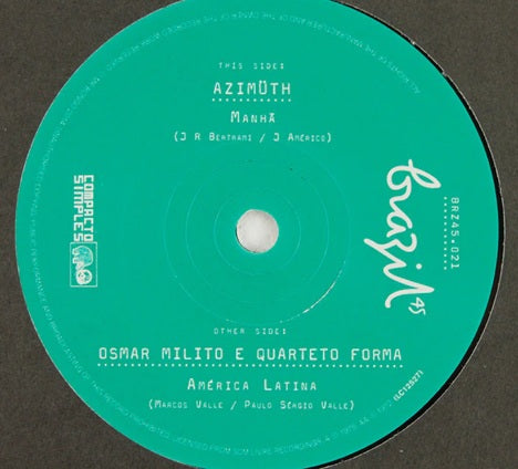 Azymuth / Osmar Milito E Quarteto Forma – Manhã / America Latina
