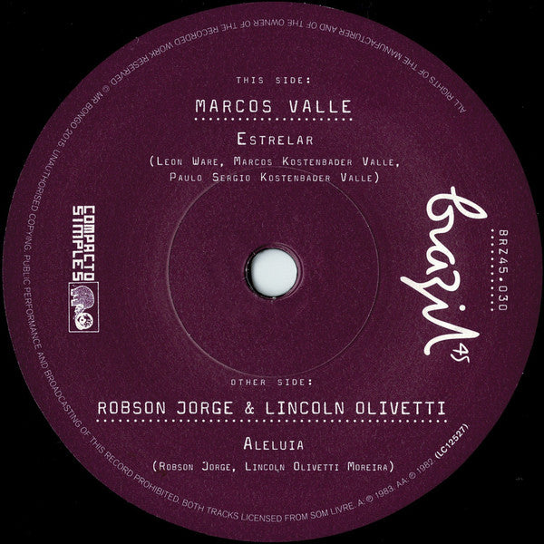 Marcos Valle / Robson Jorge & Lincoln Olivetti – Estrelar / Aleluia