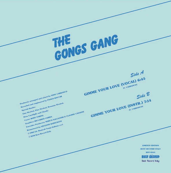 The Gongs Gang – Gimme Your Love