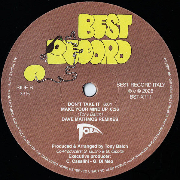 Toba – Make Your Mind Up / Don't Take It
