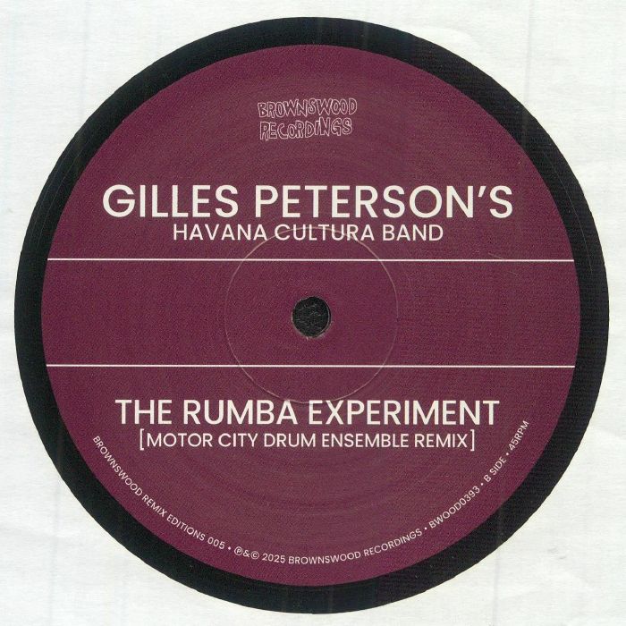 Joe Claussell Featuring Daymé Arocena / Gilles Peterson's Havana Cultura Band - Brownswood Remix Editions 005 -RSD LIMITED-