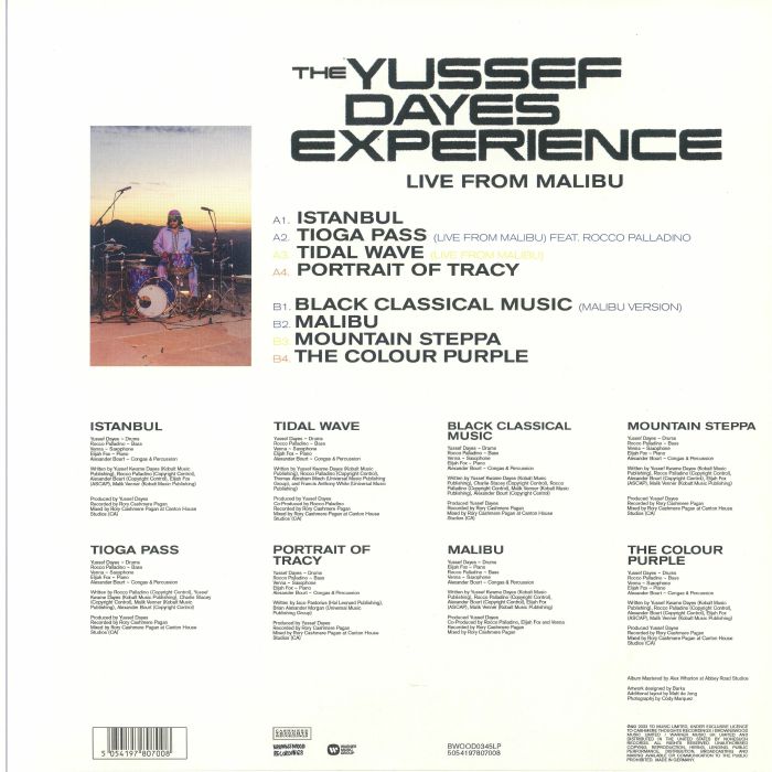 Yussef Dayes - The Yussef Dayes Experience : Live From Malibu