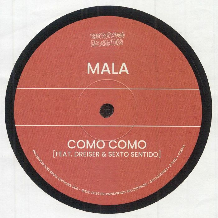 Mala - Brownswood Remix Editions 006 (inc. Theo Parrish Remix)