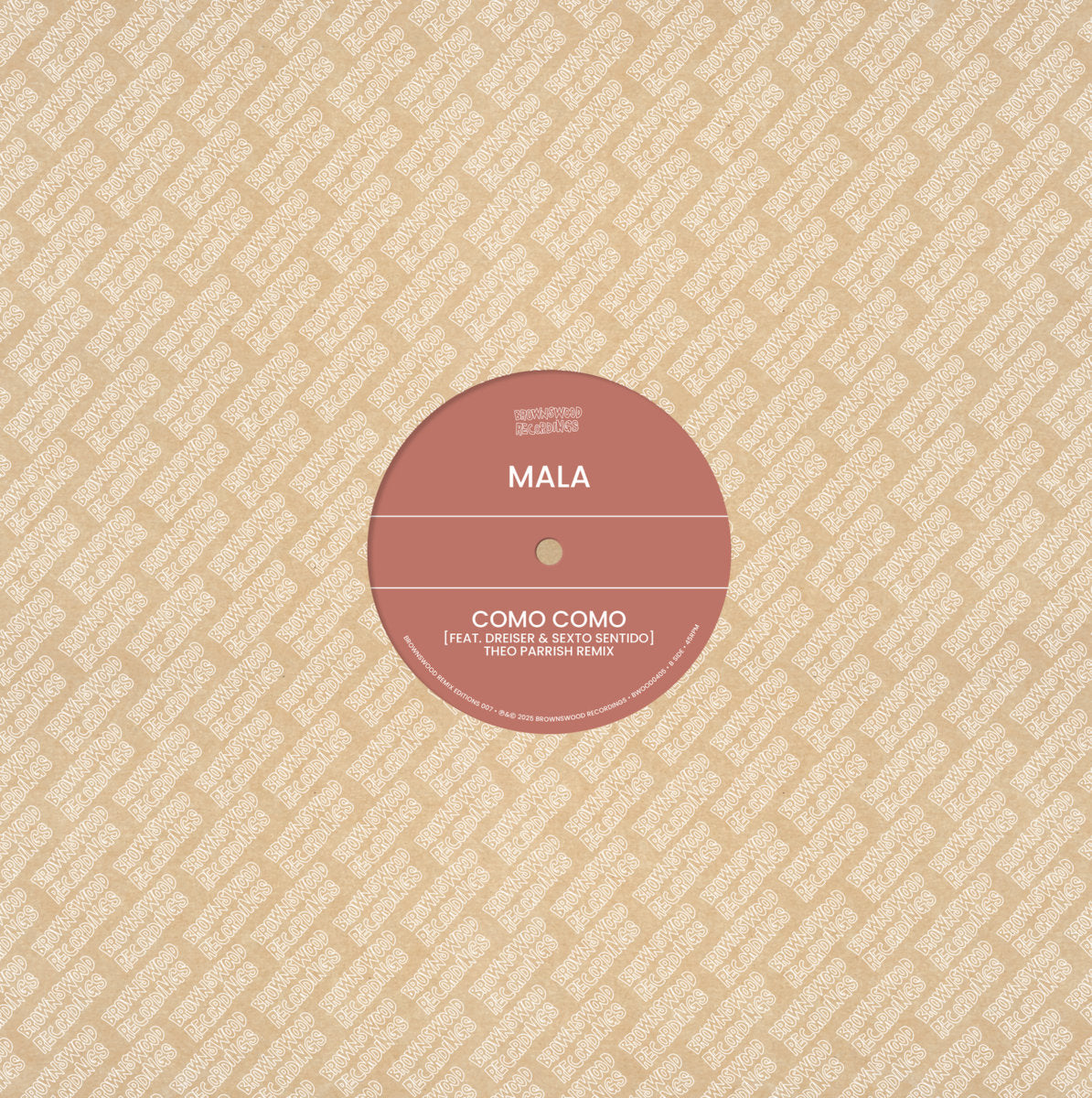 Mala - Brownswood Remix Editions 006 (inc. Theo Parrish Remix)