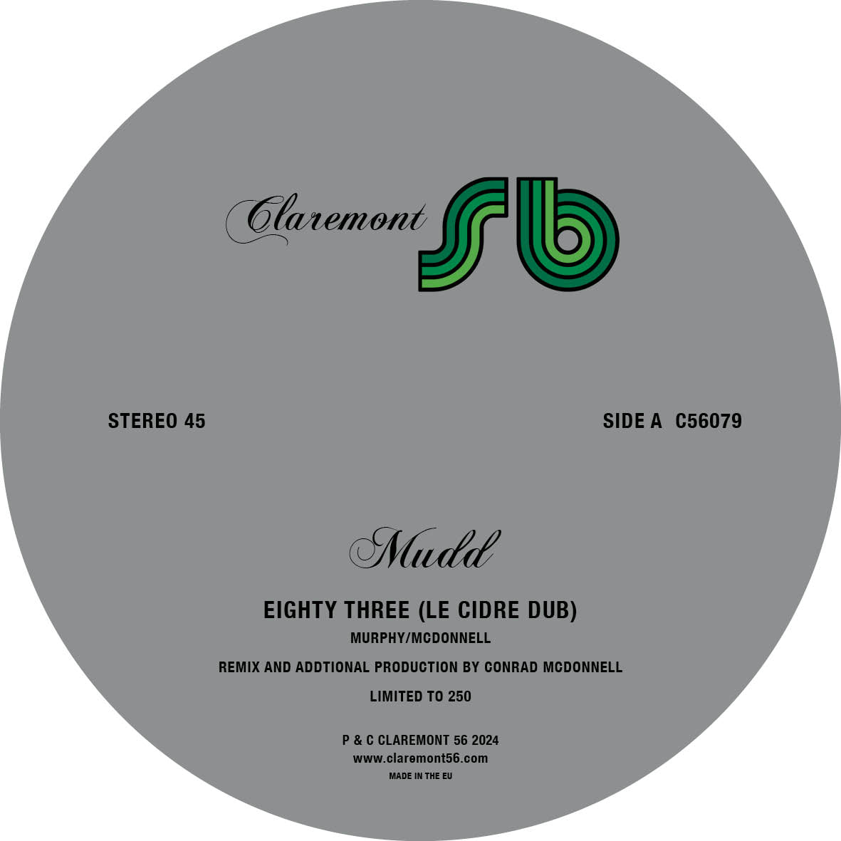 Mudd - Eighty Three (Conrad Idjut Remixes)