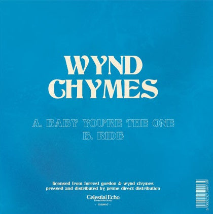 Wynd Chymes - Baby You're The One -RSD LIMITED-