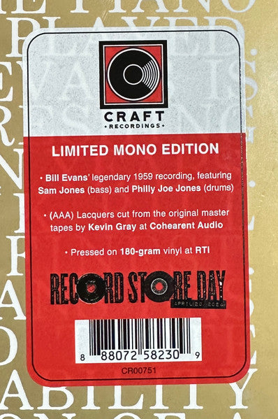 Bill Evans Trio - Everybody Digs Bill Evans : Mono Mix (RSD LIMITED)