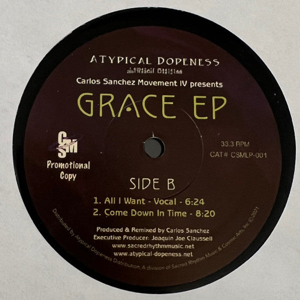 Carlos Sanchez Movement IV – Grace EP