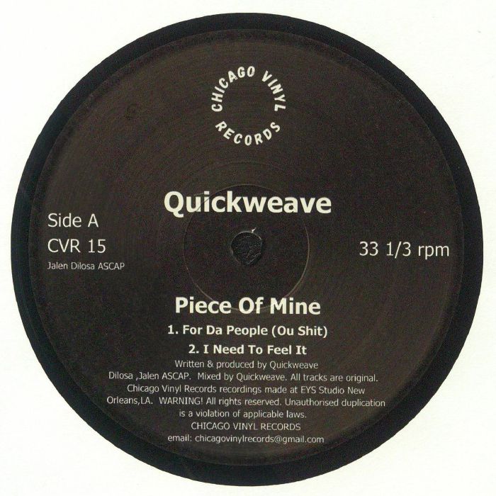 Quickweave - Piece Of Mine