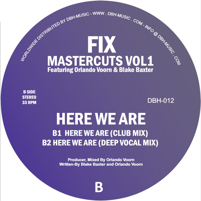 Fix Featuring Orlando Voorn & Blake Baxter - From The Ghetto