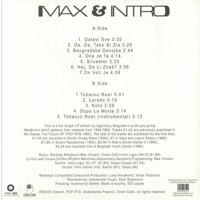 Max & Intro – Return To The Future 1984-1994