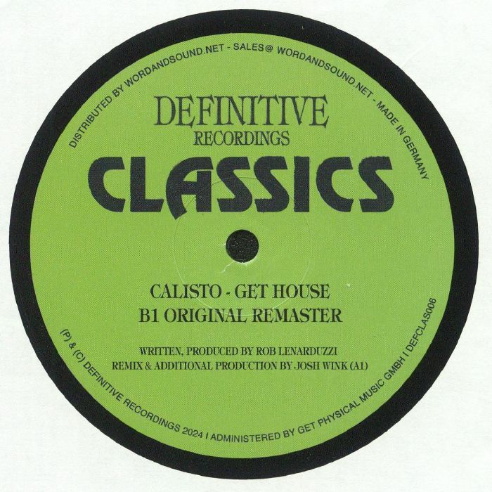 Calisto – Get House