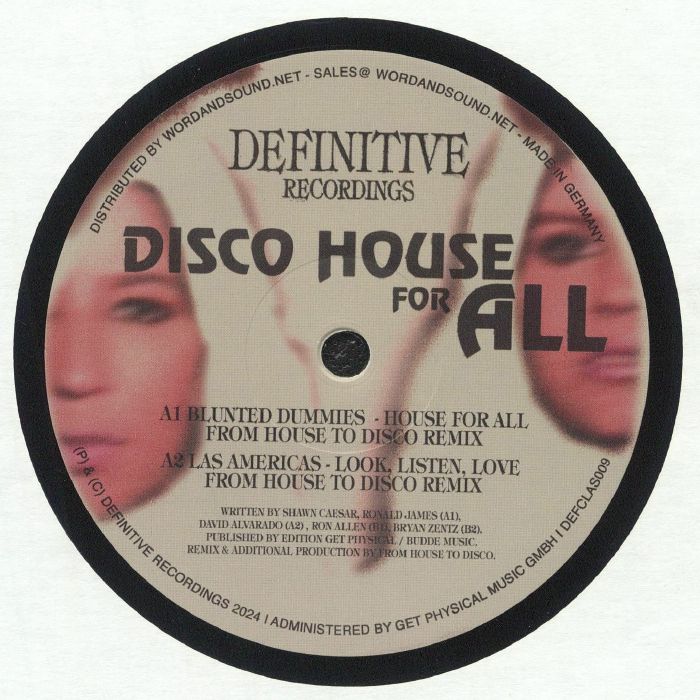 From House To Disco – Disco House For All EP (Blunted Summies,Wax Fruit, Las Americas, Barada)
