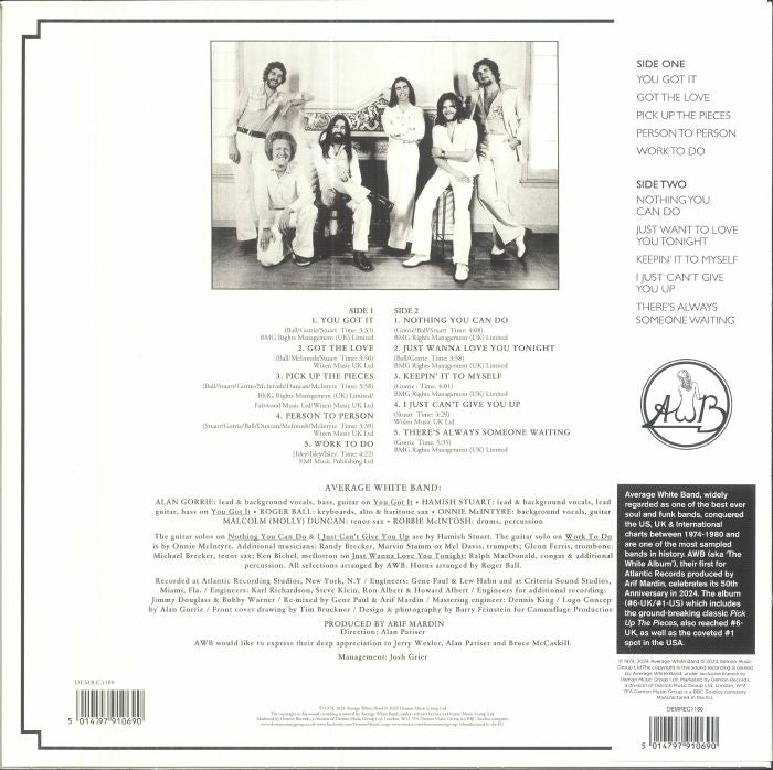AVERAGE WHITE BAND - AWB (50th Anniversary Edition) (half speed remastered)