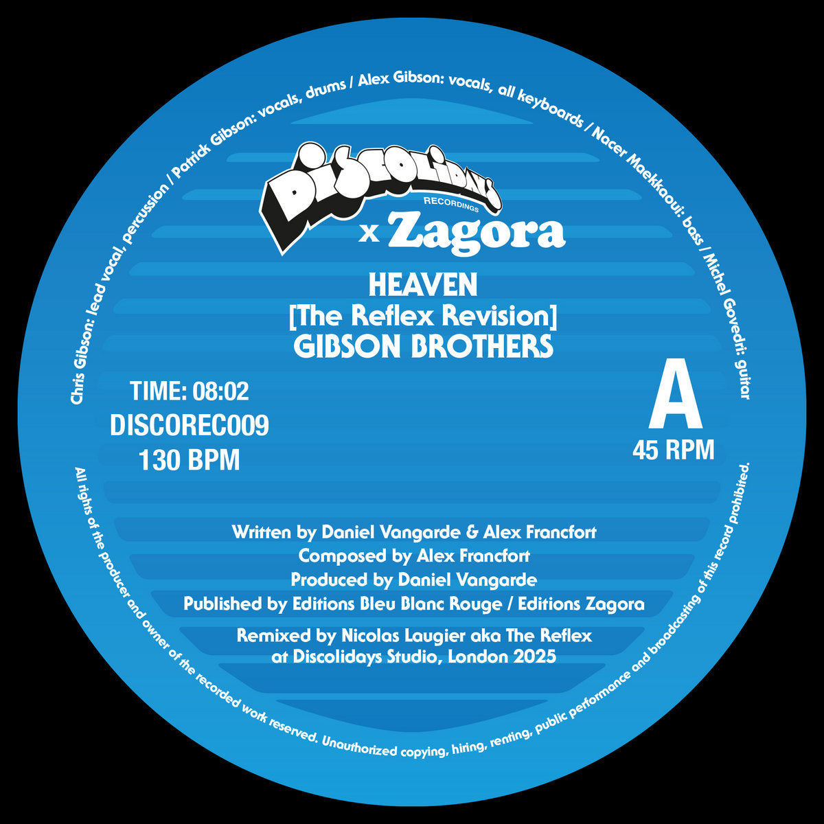 Gibson Brothers / The Reflex - Heaven / You (The Reflex Revisions)【近日入荷予定】