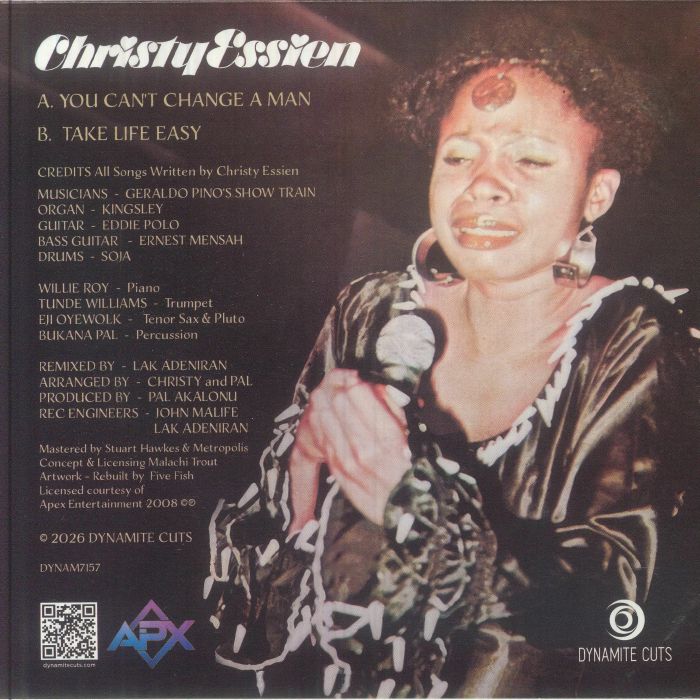 Christy Essien - You can't chance a man / Take it easy【近日入荷予定】