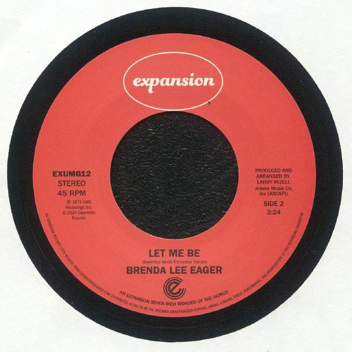 Brenda Lee Eager – When I'm With You / Let Me Be