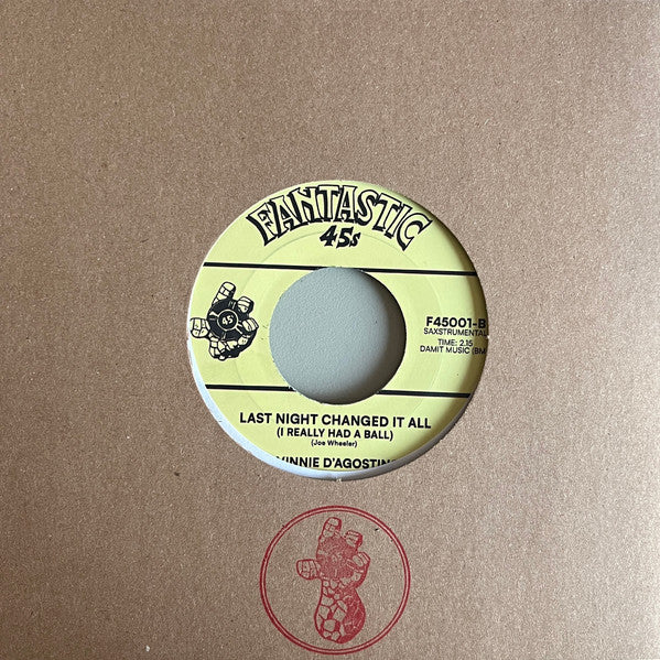 Jill Rock Jones / Vinnie D'Agostino – Last Night Changed It All (I Really Had A Ball)