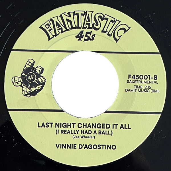 Jill Rock Jones / Vinnie D'Agostino – Last Night Changed It All (I Really Had A Ball)