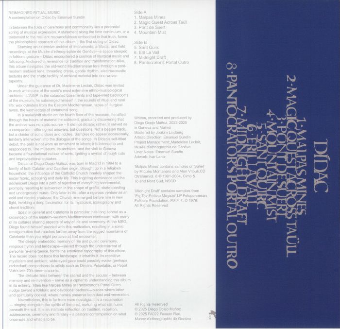 Dídac – Dídac【近日入荷予定】