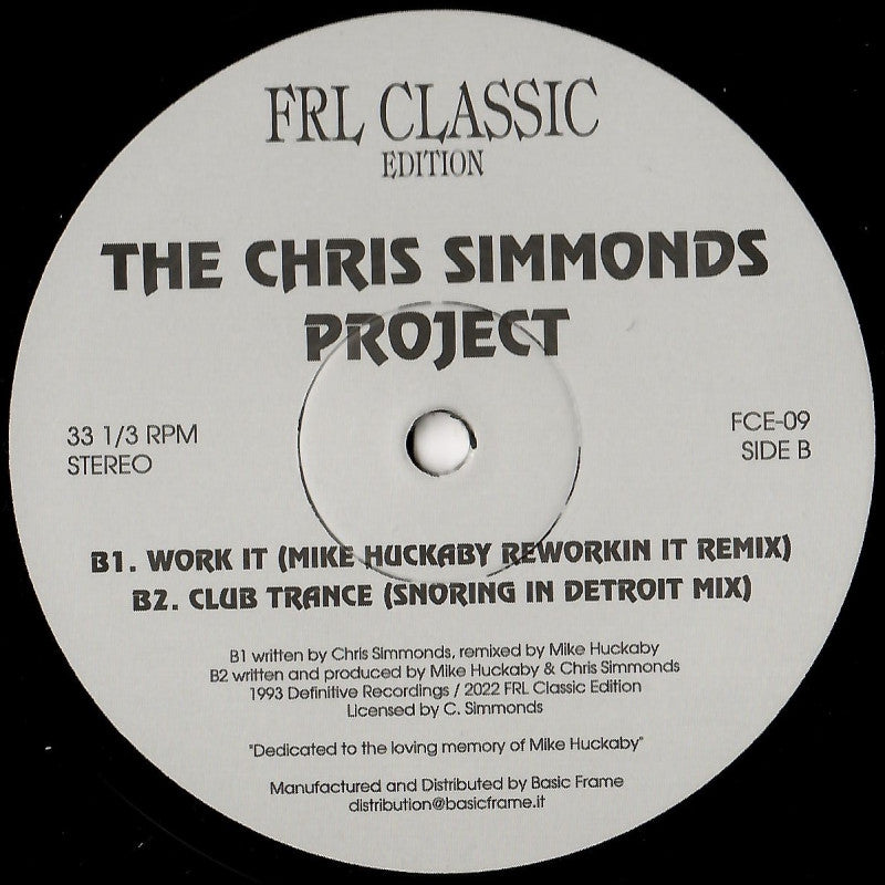 The Chris Simmonds Project - Work it