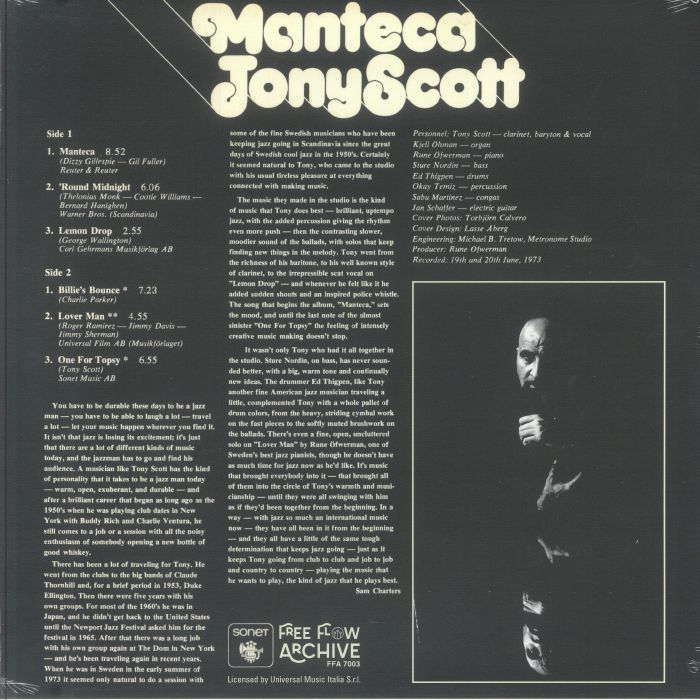 Tony Scott – Manteca