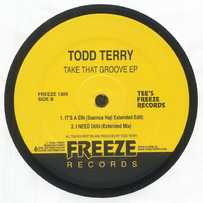 Todd Terry – Take That Groove EP【近日入荷予定】