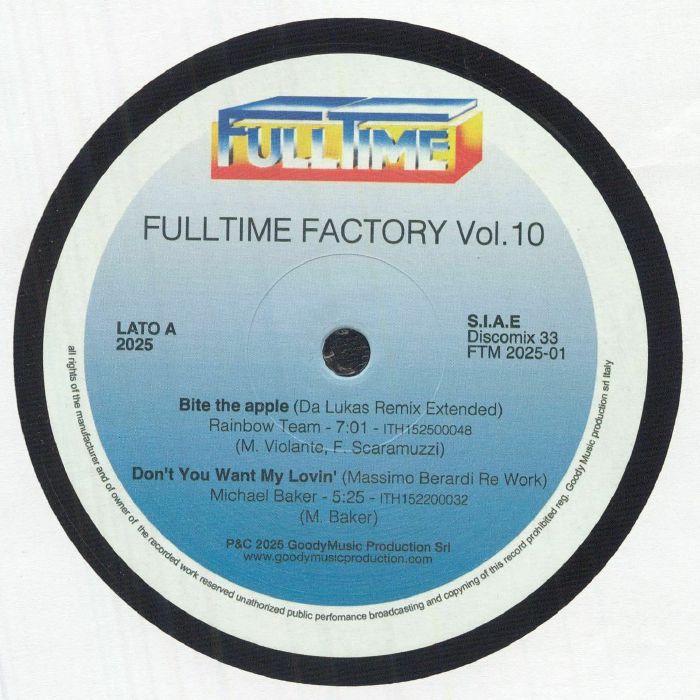 Rainbow Team, Michael Baker, Say When!, MA.GI.C. – Fulltime Factory Vol. 10