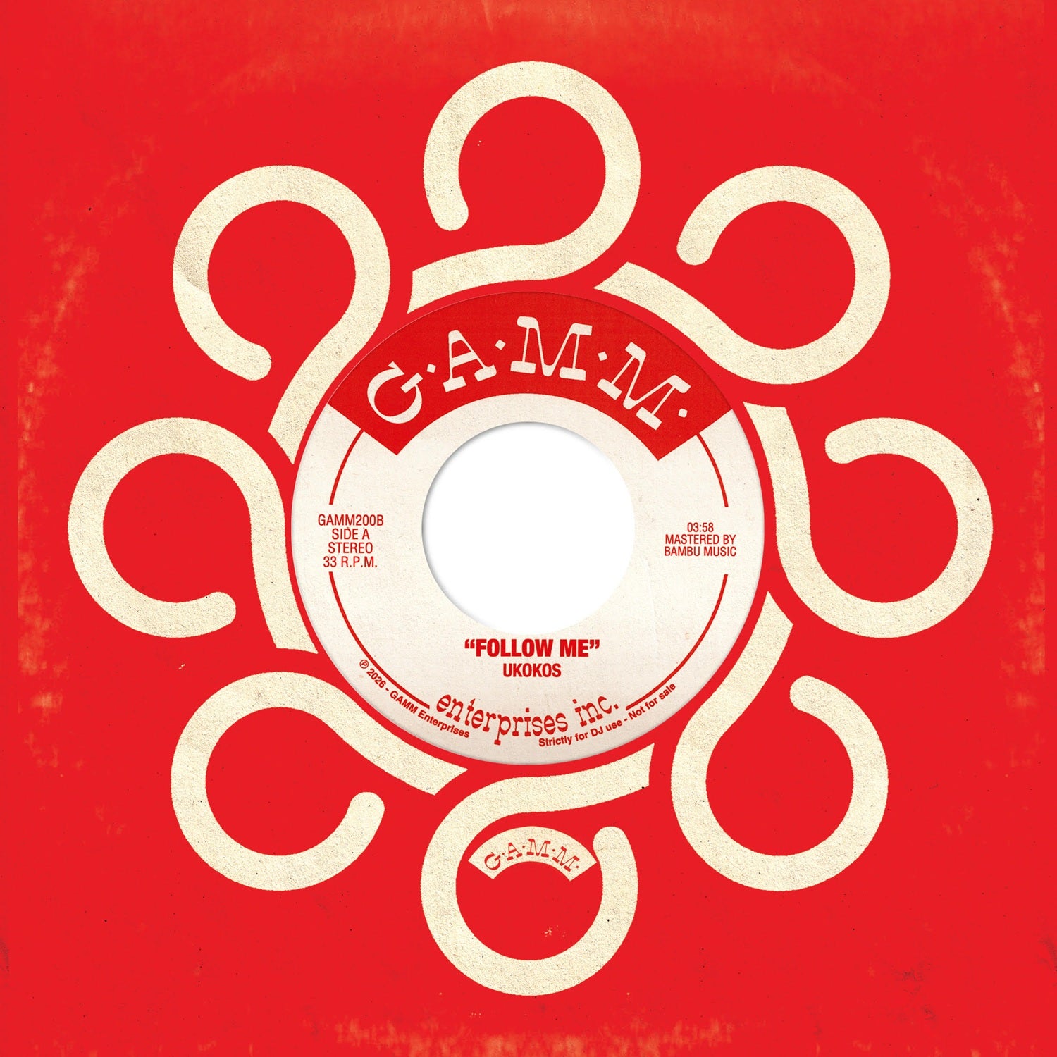 Ukokos / Kampinos - Follow Me【近日入荷予定】