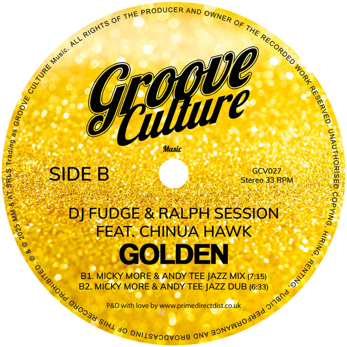 DJ Fudge, Ralph Session Feat. Chinua Hawk - Golden (Incl. Micky More & Andy Tee Remix)