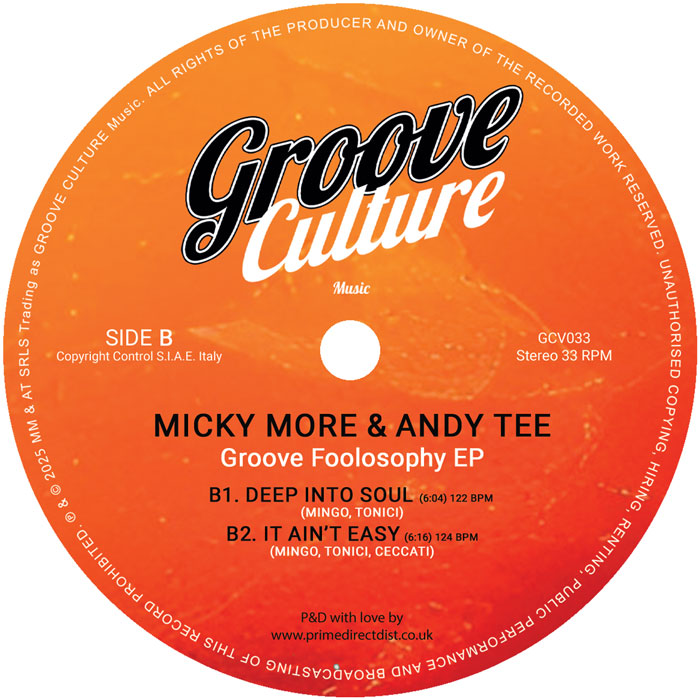 Micky More & Andy Tee - Groove Foolosophy EP
